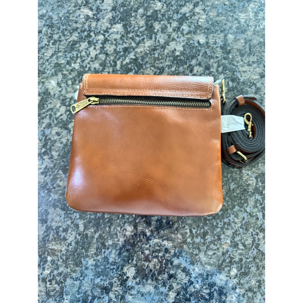 Patricia Nash Balluri Crossbody Bag Tan Leather Heritage Collection P61401 NEW - Picture 7 of 9
